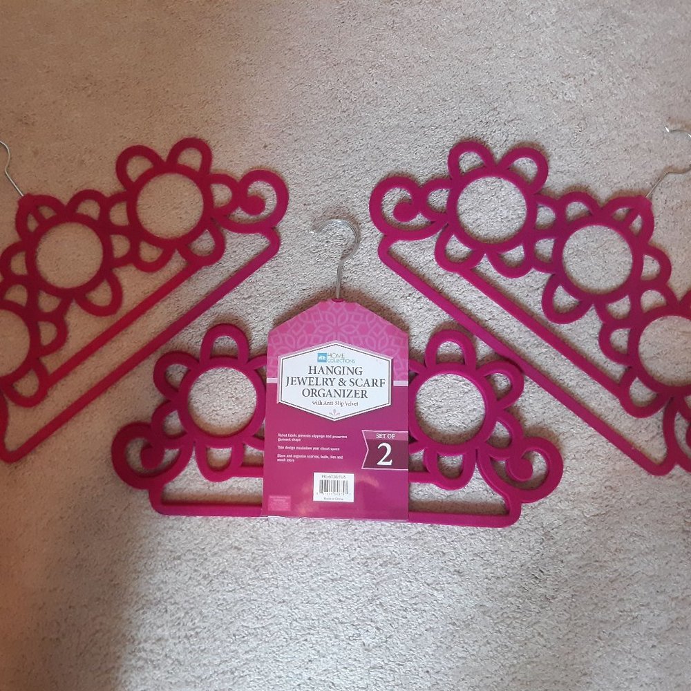 Hanging Jewelry & Scarf Organizers 2 sets of 2...$14
